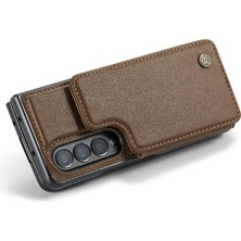 BDT Boutique Samsung Galaxy Z Fold 3 5g Rfıd Engelleme Kickstand Için Caseme Cüzdan Kılıf (Yurt Dışından)