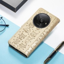 BDT Boutique Xiaomi Redmi A3 Darbeye Kapak Kapak Için Kılıf Kısa Kayış Deri Kılıf (Yurt Dışından)