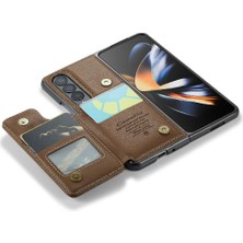 BDT Boutique Samsung Galaxy Z Fold 4 5g Kickstand Pu Deri Için Caseme Cüzdan Kılıf (Yurt Dışından)