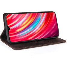 BDT Boutique Xıaomı Redmi Not 8 Için Kılıf Pro Premium Deri Iki Kart Yuvaları Kickstand (Yurt Dışından)