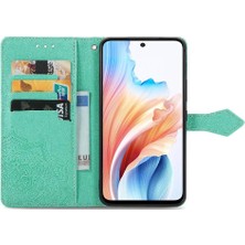 BDT Boutique Oppo A79 Flip Kapak Için Kılıf Basit Iş Zarif Desen Darbeye (Yurt Dışından)