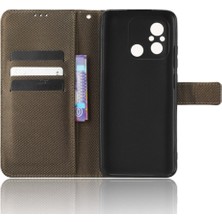 BDT Boutique Xiaomi Redmi 12C Manyetik Cüzdan Kart Tutucu Kickstand Kapak Için Kılıf (Yurt Dışından)