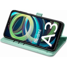 BDT Boutique Xiaomi Redmi A3 Darbeye Kapak Kapak Için Kılıf Kısa Kayış Deri Kılıf (Yurt Dışından)