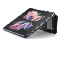 BDT Boutique Samsung Galaxy Z Fold 3 5g Rfıd Engelleme Kickstand Için Caseme Cüzdan Kılıf (Yurt Dışından)