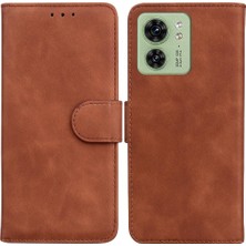 BDT Boutique Motorola Kenar 40 Kart Yuvası Manyetik Premium Pu Deri Standı Için Flip Case (Yurt Dışından)