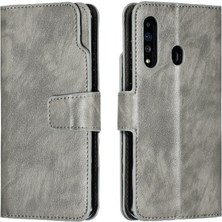 BDT Boutique Samsung Galaxy A60 Pu Deri Kickstand Cüzdan Manyetik 9 Kart (Yurt Dışından)