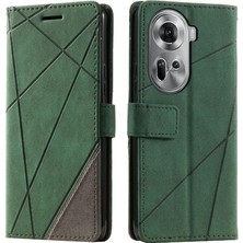 BDT Boutique Oppo Oppo 11 5g Pu Deri Manyetik Kart Tutucu Kickstand Cüzdan Için Kılıf (Yurt Dışından)