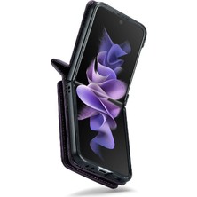 BDT Boutique Samsung Galaxy Z Flip 3 Pu Deri Ince Darbeye Dayanıklı (Yurt Dışından)