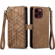 BDT Boutique IPhone 15 Için Flip Case Pro Max Basit Iş Kapak Kapak Darbeye (Yurt Dışından)