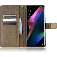 BDT Boutique Oppo Bulmak Için Kılıf X3/x3 Pro Kart Tutucu Kickstand Manyetik Cüzdan Kapak (Yurt Dışından)