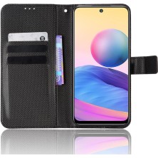 BDT Boutique Xiaomi Poco M3 Pro 5g Için Kılıf Kapak Kart Tutucu Manyetik Cüzdan Kickstand (Yurt Dışından)