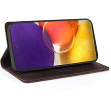 BDT Boutique Samsung Galaxy A82 5g Kickstand Iki Kart Yuvaları Premium Deri (Yurt Dışından)