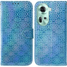 BDT Boutique Oppo RENO11 Premium Pu Deri Standı Tutucu Cüzdan Kılıf Glitter (Yurt Dışından)