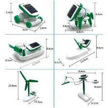 BRC Desing Güneş Enerjili Robot Oluşturma Seti Solar Kit (6 In 1)