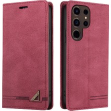 BDT Boutique Samsung Galaxy S24 Için Kılıf Ultra Premium Deri Iki Kart Yuvaları Prim (Yurt Dışından)