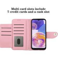 Manyi Mall Samsung Galaxy A13 5g Için Kılıf Cüzdan Kapak Bilek Şerit Kart Tutucu (Yurt Dışından)