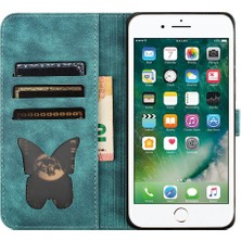 Manyi Mall IPhone 6/6s Flip Folio Tutucu Kapak Kart Cep Kabartmalı Kedi (Yurt Dışından)