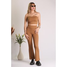 Elit Shoes Bebe Yumuşak Pamuk Dokulu Kimyon Renk Ikili Takım