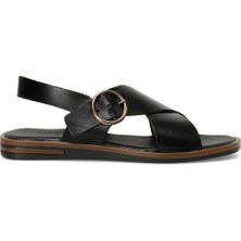 Incı Loubı 4fx Siyah Kadın Düz Sandalet