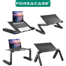 Forzacase Alüminyum Yükseklik Ayarlı Mouse Padli Notebook Tablet Laptop Sehpası Stand - FC466