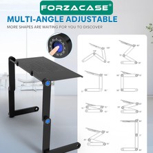 Forzacase Alüminyum Yükseklik Ayarlı Mouse Padli Notebook Tablet Laptop Sehpası Stand - FC466