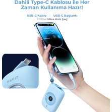 Havit PB5214 PD35W Type-C Kablo 10.000 Mah Powerbank - LED Göstegeli