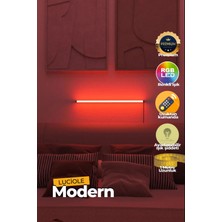 Luciole Uzaktan Kumandalı LED Lambader Yatak Üstü Tv Yanı Oturma Odası Rgb Çok Renkli  Lclmb2