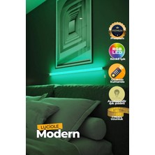 Luciole Uzaktan Kumandalı LED Lambader Yatak Üstü Tv Yanı Oturma Odası Rgb Çok Renkli  Lclmb6