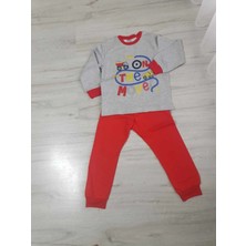 Fuar Baby Kamyon Desenli ve Yazı Baskılı Pijama Takımı