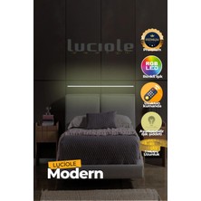 Luciole Uzaktan Kumandalı LED Lambader Yatak Üstü Tv Yanı Oturma Odası Rgb Çok Renkli  LCLMB23