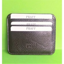 Bags Shoes Praff 180222 Hakiki Deri Unisex Mini Kartlık