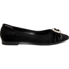 Miss Park Moda PM386 K488 Kadın Babet Siyah