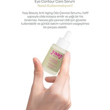 Yaay Beauty Eye Contour Care Serum Anti Aging Göz Çevresi Serumu 30 ml