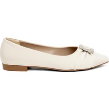 Miss Park Moda PM386 K488 Kadın Babet Bej