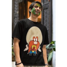 Fuddy Moda Sevimli Küfürbaz Haydo Baskılı Tişört, Erkek-Kadın Çizgi Film Karakteri Baskılı Çift T-Shirt