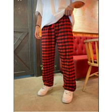 Aşka Bak *aşkabak* Relax Kareli Ekose Unisex Pijama