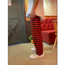 Aşka Bak *aşkabak* Relax Kareli Ekose Unisex Pijama