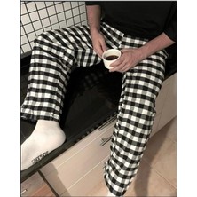 Aşka Bak *aşkabak* Relax Kareli Ekose Unisex Pijama