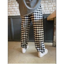 Aşka Bak *aşkabak* Relax Kareli Ekose Unisex Pijama