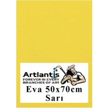 Artlantis Sarı Eva 50X70 cm 1 Adet Eva Süngeri Okul Kreş Anasınıfı Elişi Etkinlikleri