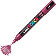 Uni Posca Marker Pc-5m Medium 1.8-2.5 mm Red Wine