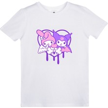EZ Design Kuromi ve My Melody Baskılı Tshirt