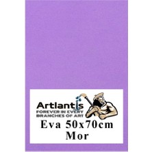 Artlantis Mor Eva 50X70 cm 1 Adet Eva Süngeri Okul Kreş Anasınıfı Elişi Etkinlikleri