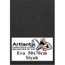 Artlantis Siyah Eva 50X70 cm 1 Adet Eva Süngeri Okul Kreş Anasınıfı Elişi Etkinlikleri