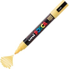 Uni Posca Marker Pc-5m Medium 1.8-2.5 mm Straw Yellow