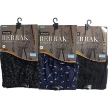 Berrak Çapa Collection 4497 Berrak Boxer Erkek Desenli  Renkli 3 Lü