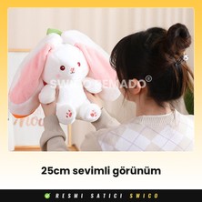 Swico Remado Sevimli Tersinir Havuç Tavşan Peluş Oyuncak 25CM (Yurt Dışından)