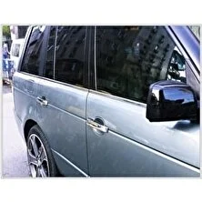 Ebal Oto Land Range  Rover Sport Krom Cam Çıtası 6 Prç. 2005-2010 Model Arası Uyumlu Paslanmaz Çelik