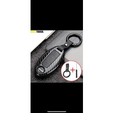 BigKey Nissan Juke Qashqai X-Trail Infinity Siyah Karbon Anahtar Kılıfı 2014/2022