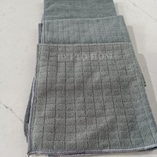 Befto Home Gri Renk,3 Adet 40X40 cm Mikrofiber Süper ,temizlik, Mutfak Bezi